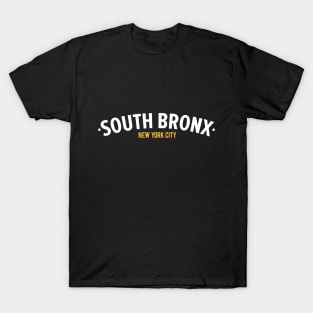 New York South Bronx - South Bronx Schriftzug - Bronx Hip Hop - T-Shirt